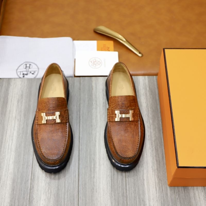 H**mes leather shoes